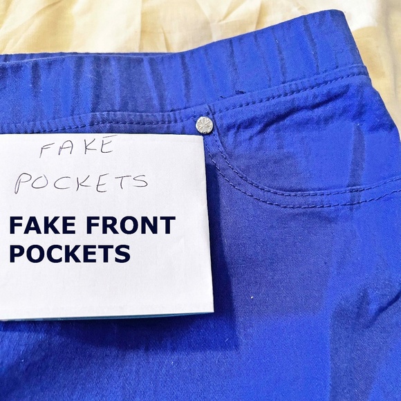 PANTS, STRETCH JEGGING, ETHNIC BLUE, SIZE 28, 98% COTTON 2% SPANDEX, PENNINGTONS - Picture 13 of 15